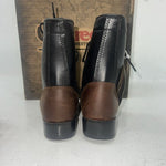 New Children’s Black And Brown Laredo Lace Up Cowboy Boots. C2872 11 D. 24-53