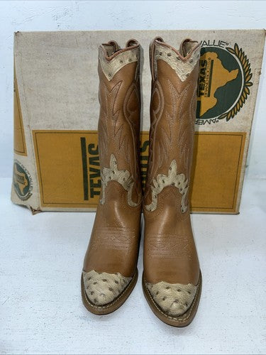 New Women’s Texas Brand Cowboy Boots. L 192 6.5 6 1/2. 19-103