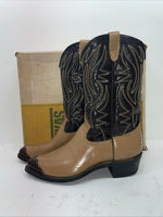 New Men’s Brown Texas Brand Cowboy Boots. 6544 11.5 11 1/2 D. 9-69