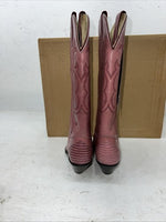 New Woman’s Pink Texas Brand Cowboy Boots. 4903 6.5 6 1/2 M. 18-13