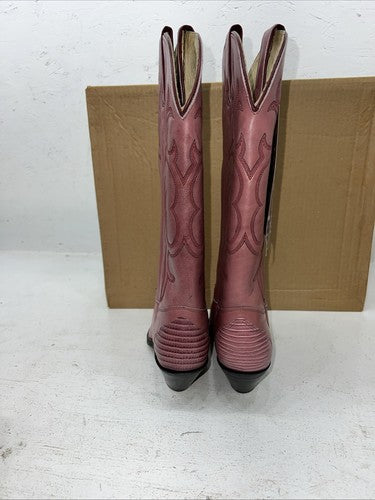 New Woman’s Pink Texas Brand Cowboy Boots. 4903 6.5 6 1/2 M. 18-13