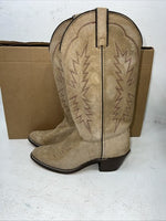 New Women’s Tan Texas Brand Cowboy Boots. 4906 7 B. 18-39