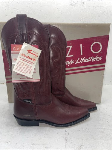 New Woman’s Red Capezio Cowboy Boots. L 553 7 M. 18-33