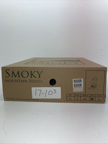 New Women’s Black Smoky Mountain Cowboy Boots. 6301 8 M. 17-103
