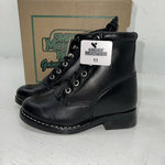 New Children’s Black Lace Up Smoky Mountain Cowboy Boots. 3009C 11 R. 24-74