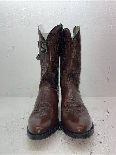 New Men’s Brown Dan Post Cowboy Boots. 2111 14 D. 10-27