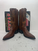 New Men’s Brown Texas Brand Cowboy Boots. 8644 X 11.5 11 1/2 D. 10-19