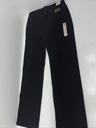 New Men’s Black Original Fit Cowboy Cut Pro Rodeo Jeans. 34/36 E-1