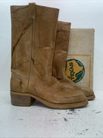 New Men’s Brown Texas Brand Cowboy Boots. M 34 11.5 11 1/2 D. 9-10