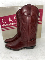 New Women’s Red Capezio Cowboy Boots. L 553 7.5 7 1/2 M. 17-76