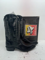 New Men’s Black Texas Brand Cowboy Boots. 5030 11 D. 9-28
