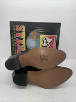 New Mean Black Texas Brand Cowboy Boots. 7800 11 D. 9-88