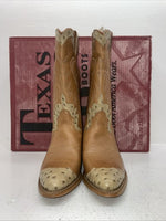 New Women’s Brown Texas Brand Cowboy Boots. L 192 8.5 8 1/2 M. 15-10
