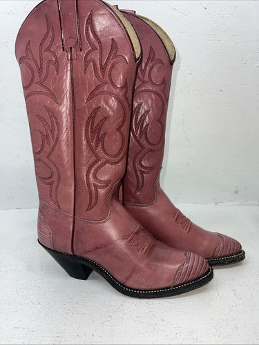 New Women’s Pink Texas Brand Cowboy Boots. 4903 6.5 6 1/2 M. 19-109