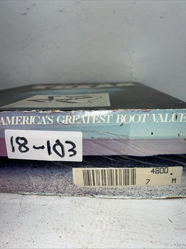 New Women’s Black Texas Brand Cowboy Boots. 4800 7 M. 18-103