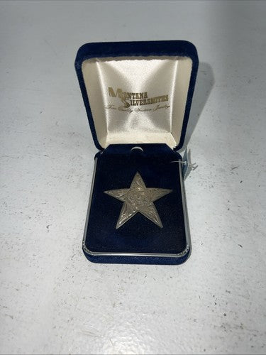 New Women’s Montana Silversmiths Silver Star Coat Pin. SP1 A-20