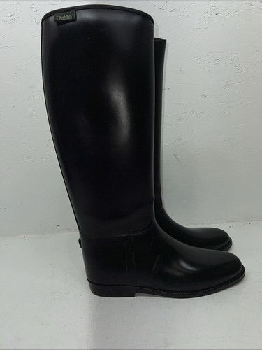 New Women’s Black Dublin English Riding Boots. 30484 11 R. 12-65