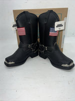 New Children’s Black Smoky Mountain Cowboy Boots. 1070C 12. 24-122