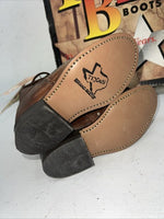 New Children’s Brown Texas Brand Lace Up Cowboy Boots. 3259 9 D. 24-42
