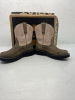 New Women’s Ariat Cowboy Boots 10000828 Brown/pink Boots 6 B 20-9