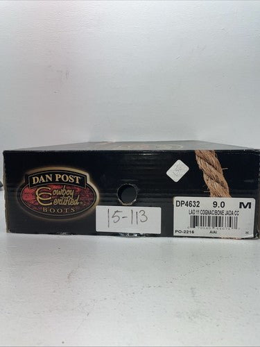 New Women’s Brown Dan Post Cowboy Boots. D P 4632 9 M. 15-113