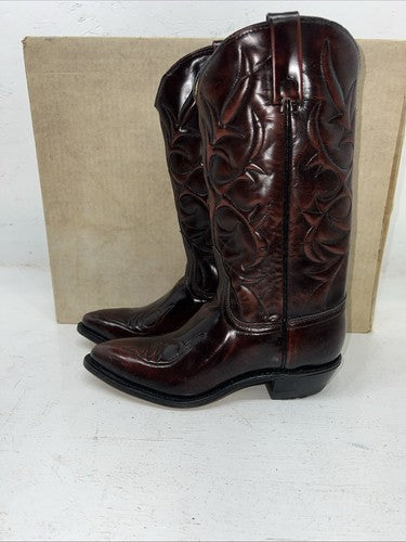 New Women’s Brown Acme Cowboy Boots. 639  6.5 6 1/2 M. 20-95