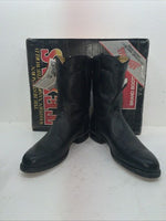 New Men’s Black Texas Brand Cowboy Boots. 8960 11.5 11 1/2 D. 9-68