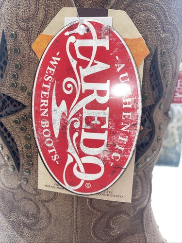 New Women’s Brown Laredo Cowboy Boots. 52145 8.5 8 1/2 M. 15-47