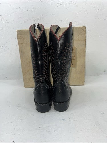New Women’s Tony Lama Cowboy Boots. 1244 Black Boots. 6 B. 20-10