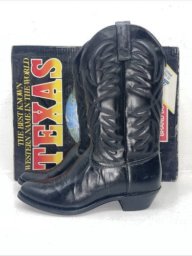 New Women’s Black Texas Brand Cowboy Boots. 4240 8 M. 16-61