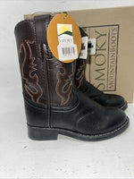 New Children Black Smoky Mountain Cowboy Boots. 1110 C 11.5 11 1/2. 24-109