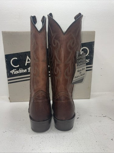 New Women’s Brown Capezio Cowboy Boots. M 309 8.5 8 1/2 D. 15-48