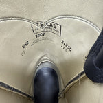 NEW navy Blue Western Boot Texas Brand. Size 4.5D. #1-6