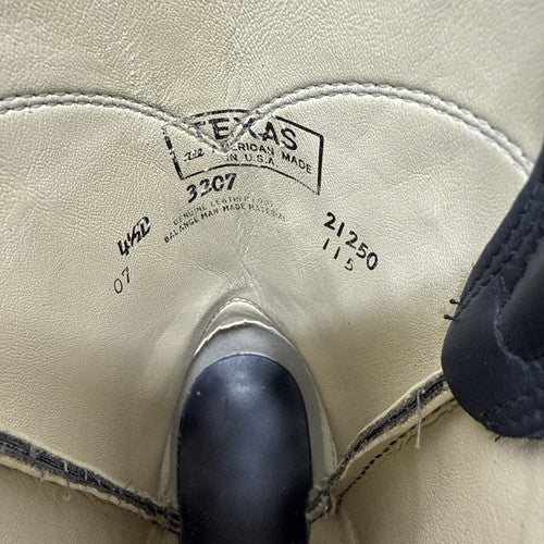 NEW navy Blue Western Boot Texas Brand. Size 4.5D. #1-6