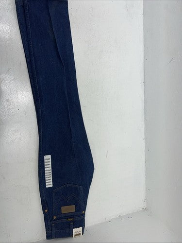 New Boys Blue Denim Wrangler Pro Rodeo Cowboy Cut Jeans. 28/32 C-2