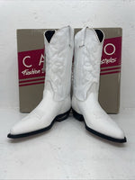 New Women’s White Capezio Cowboy Boots. 226 8 M. 16-81