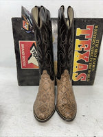 New Women’s Brown Texas Brand Cowboy Boots. L 199009 7.5 7 1/2 M. 17-93