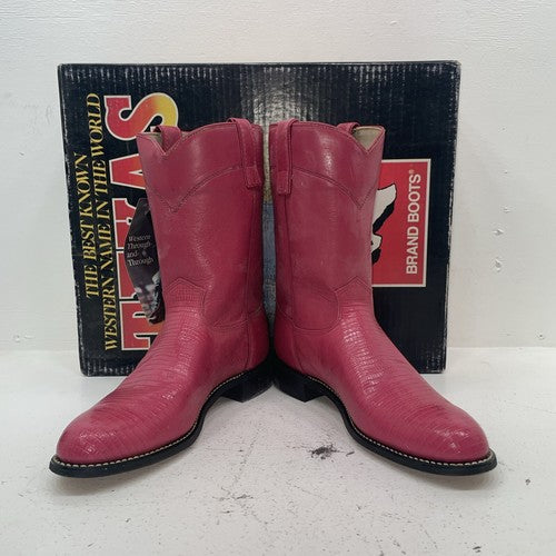 New Women’s Pink Texas Brand Cowboy Boots. 4419 10 M. 17-113