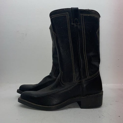 New Women’s Black Texas Brand Cowboy Boots. 8911 10. 15-145