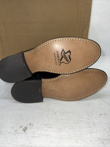 New Women’s Black Texas Brand Cowboy Boots. 4400 7.5 7 1/2 M. 17-44