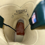 New Women Green And Orange Texas Brand Cowboy Boots. S431 6 M. 20-71