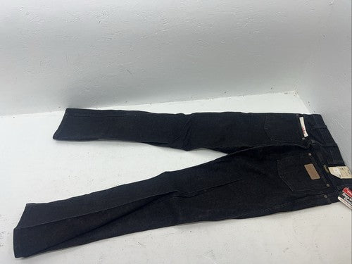 New Men’s Cowboy Cut Wrangler Black Pro Rodeo Jeans. 11/34 Length B-10