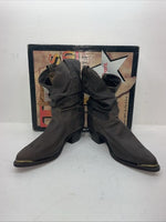 New Men’s Brown Texas Brand Cowboy Boots. M 471 12 E E. 9-42