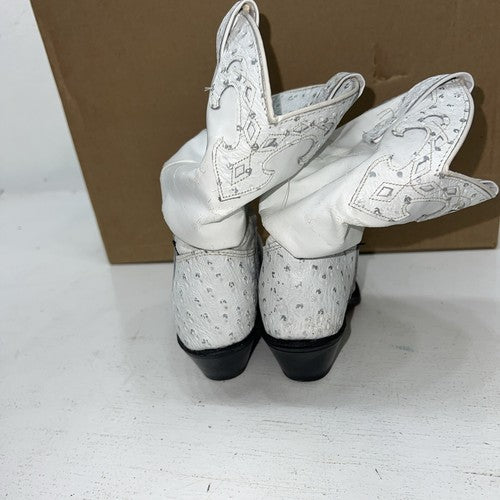 New Women’s White Capezio Short Cowboy Boots. SL437 5.5 5 1/2 M. 20-21