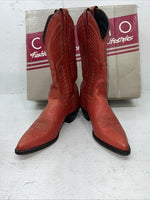 New Women’s Red Capezio Cowboy Boots. L 262 7 M. 18-78