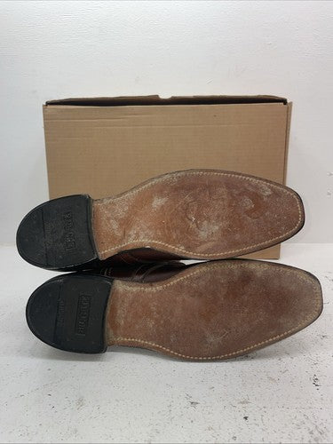 New Men’s Brown Texas Squire Cowboy Boots. 6844 11 D. 9-22