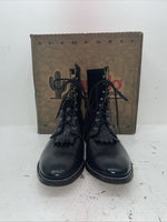 New Men’s Black Lace Up Laredo Cowboy Boots. 1220 13 E E. 10-44