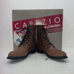 New Women’s Brown Lace Up Capezio Cowboy Boots. L 549 10 M. 15-146