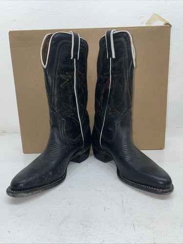 New Women’s Black Texas Imperial Cowboy Boots. 7 M. 18-133