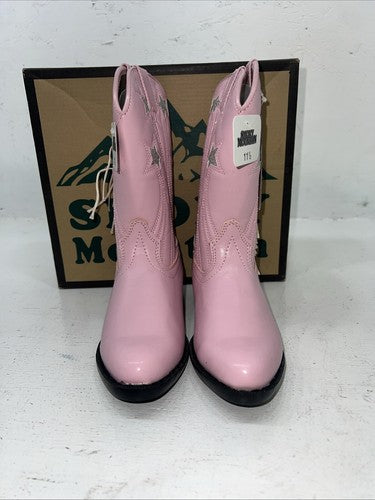 New Children’s Pink Smoky Mountain Cowboy Boots. 1058JC 11.5 11 1/2 D. 24-85